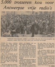 Artikel: Betoging in Antwerpen